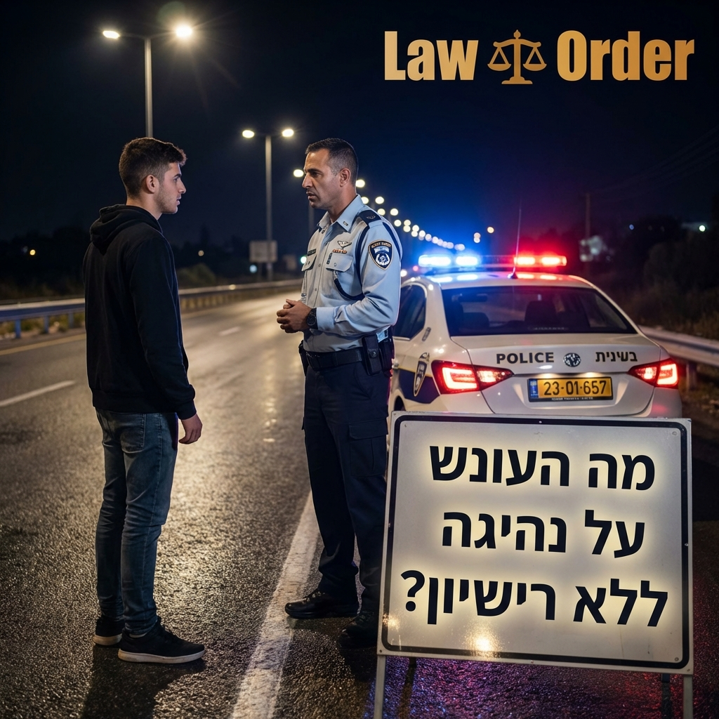 מה העונש על נהיגה ללא רישיון